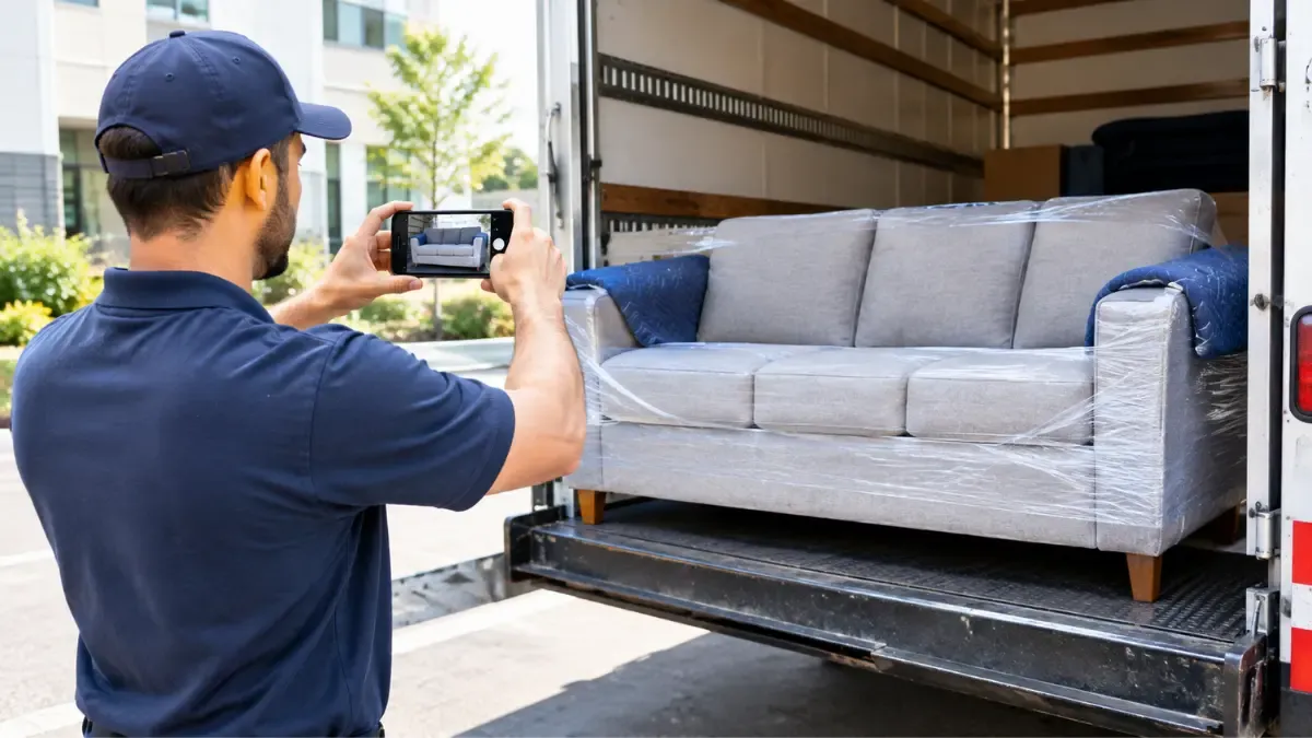 Is local delivery insured — documenting item condition before pickup